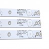 Kit de 3 piezas 7LED (3 V) 620mm LED de retroiluminación para 32PFT4131 32PHH4101 GJ-2K16 D2P5-315 D307-V2 01N19 01N18