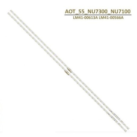 Tira de luces Led Aot_55_nu7300_nu7100_2x40_3030c_d6t-2d1_20s2p, accesorio para Lm41-00566a, Bn61-15485a, Hg55nj678u, Ue55nu7402