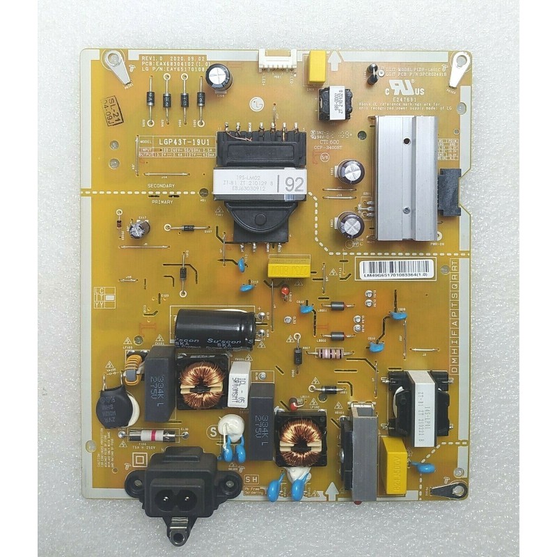 EAY65170108 – LG 43UQ751C0LF 43UP75006LF