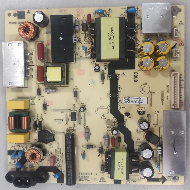 E021M431-12 TV5006-ZC02-02 - Fuente de alimentacion Marca OK modelo ODL50760UN-TAB