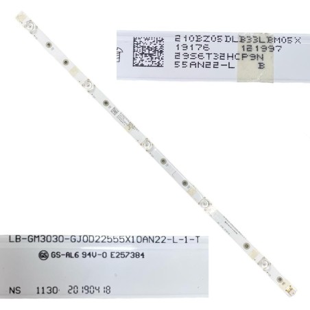 KIT TIRAS LED 10 Left y Right para TPT550U2-EQYA3.G S3Q