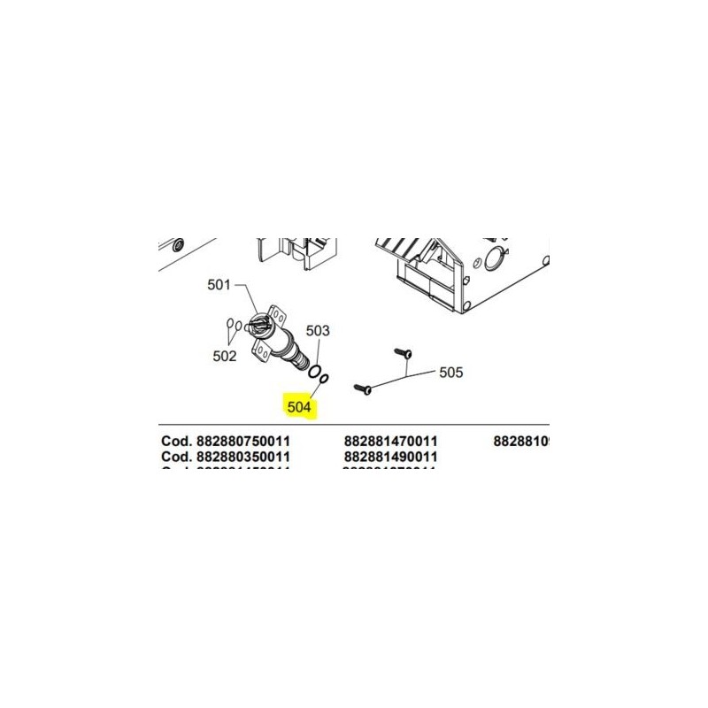 OR ORM 0050-20 IN SILICONE para inyector Saeco / Philips