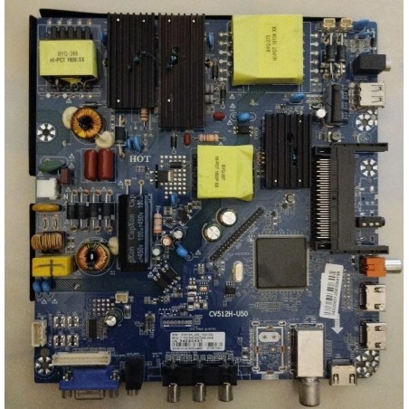 placa base CV512H-U50 original para TD SYSTEMS K50DLM8F con display V500HJ1-PE8