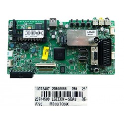 PLACA MAIN 20596688 (COD TOSHIBA 75028011) 17MB60-4.1